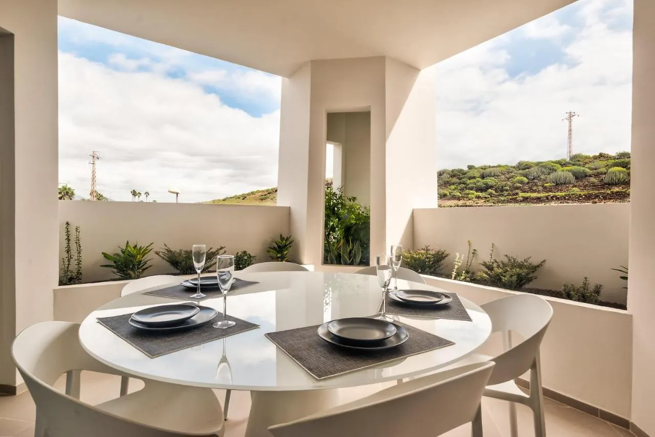 Jardines - Isora 1-1 Pool View 2B Villa Palm-mar Spain
